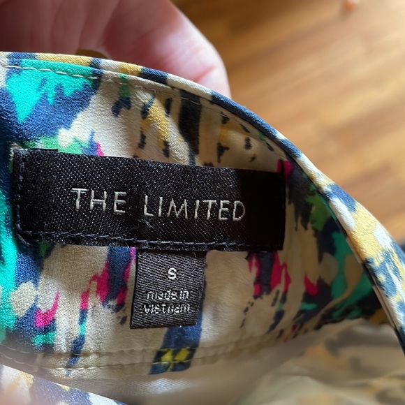 Multi-colored Asymmetrical Shirt, size Small from The Limited. - Picture 3 of 3